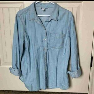 EUC XL Old Navy Demin Top